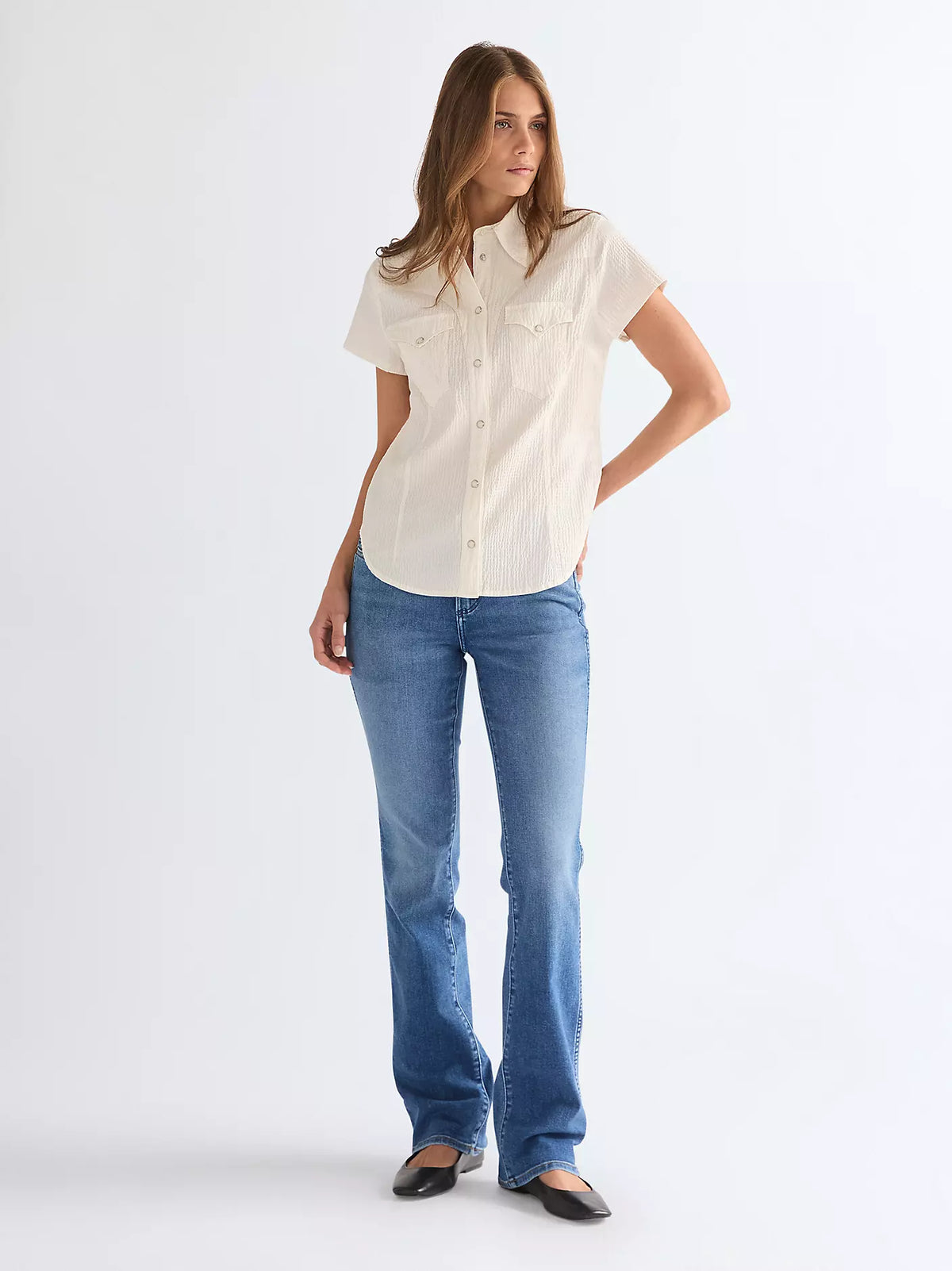 Wrangler Bootscut Jeans: Leg 30