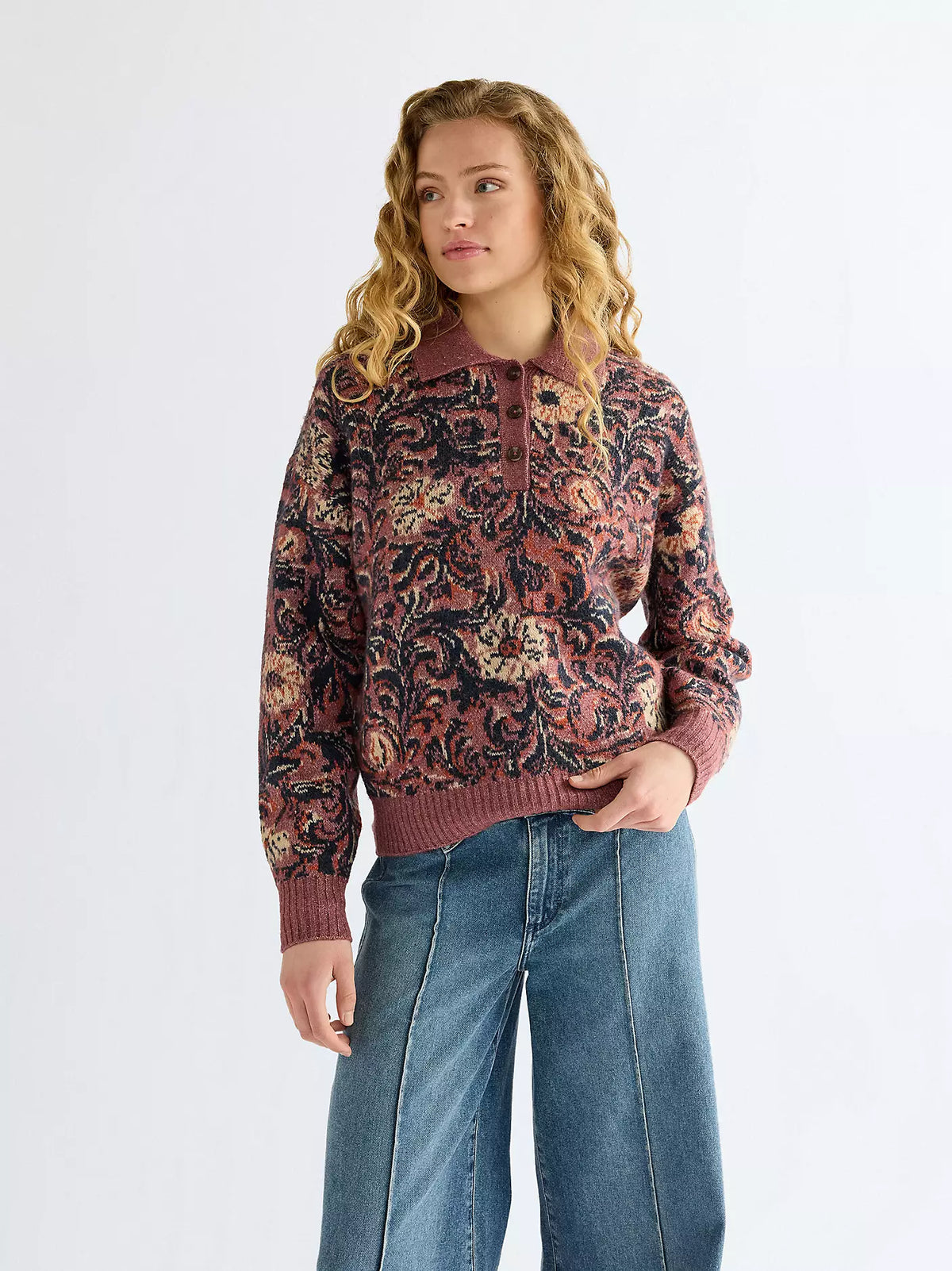 Wrangler Ranch Floral Sweater