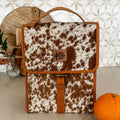 Cowhide Lunch Bag