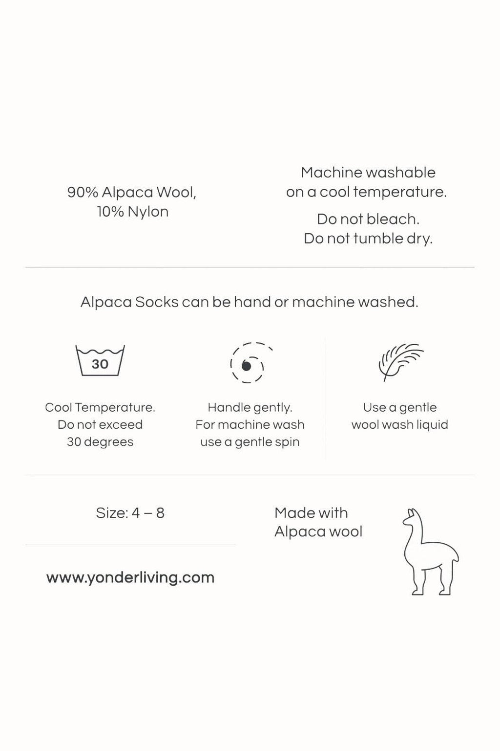 Alpaca Socks: Smoke