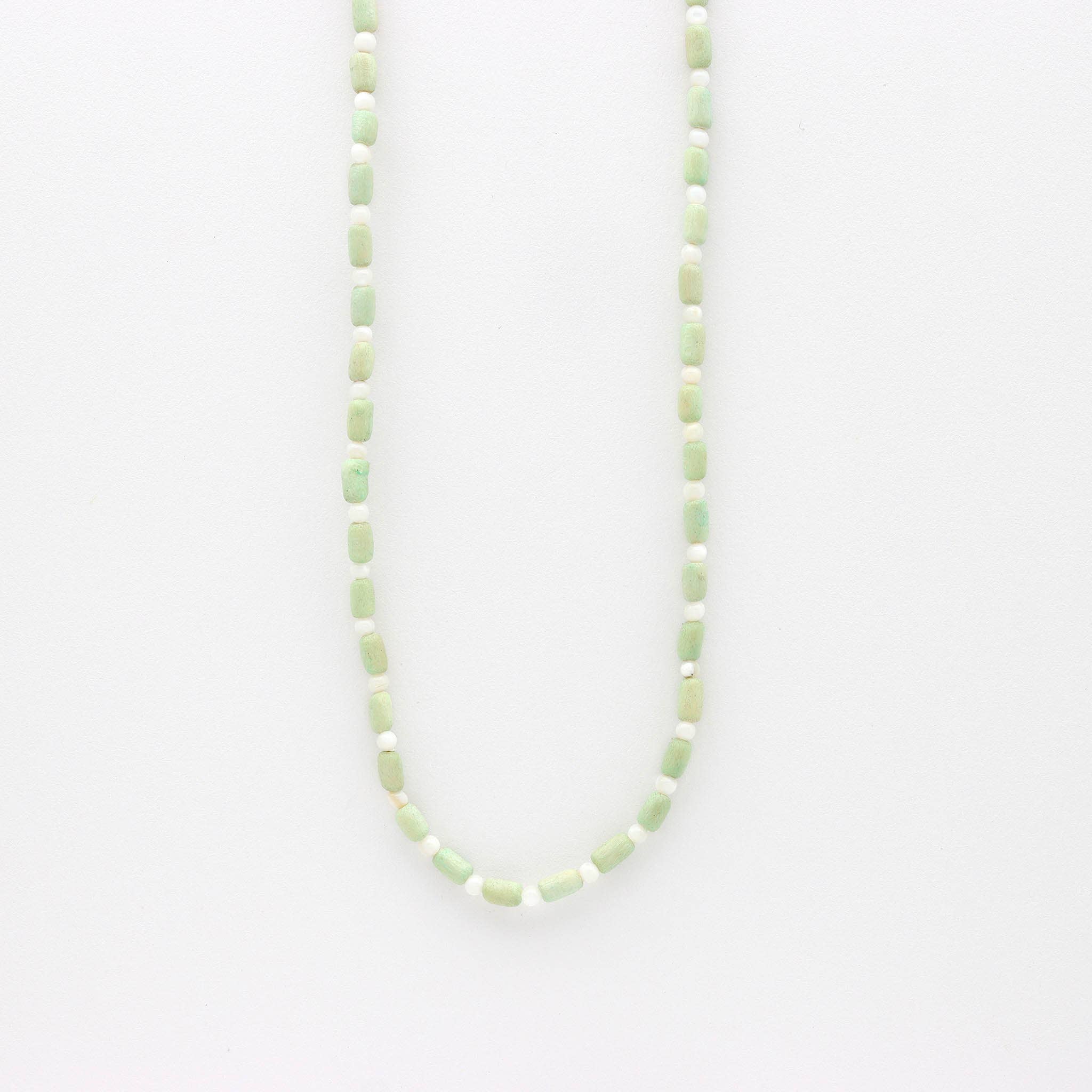 Kilauea Wood Beaded Necklace, Adjustable Surf Choker: Purple