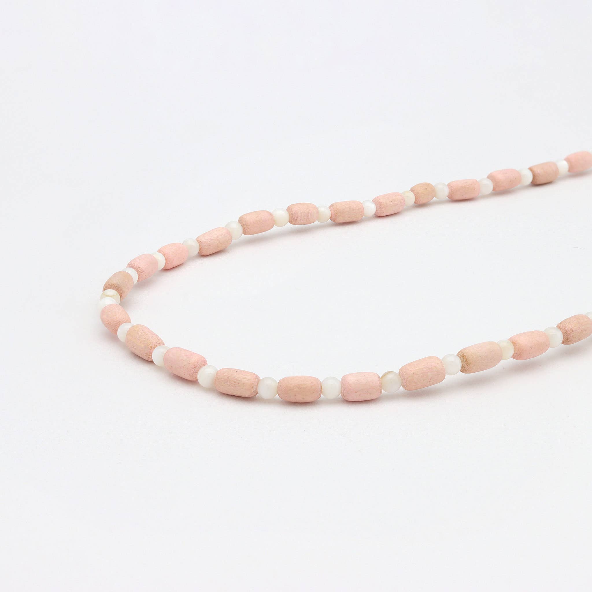 Kilauea Wood Beaded Necklace, Adjustable Surf Choker: Purple