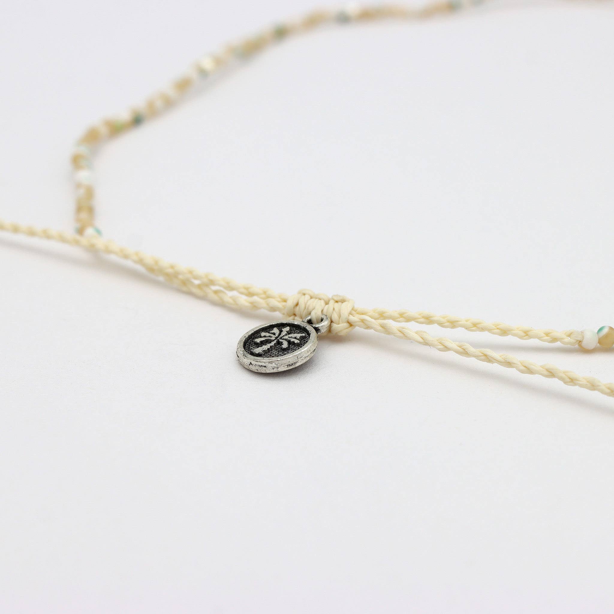 Kualoa Beaded Necklace, Adjustable Surf Choker