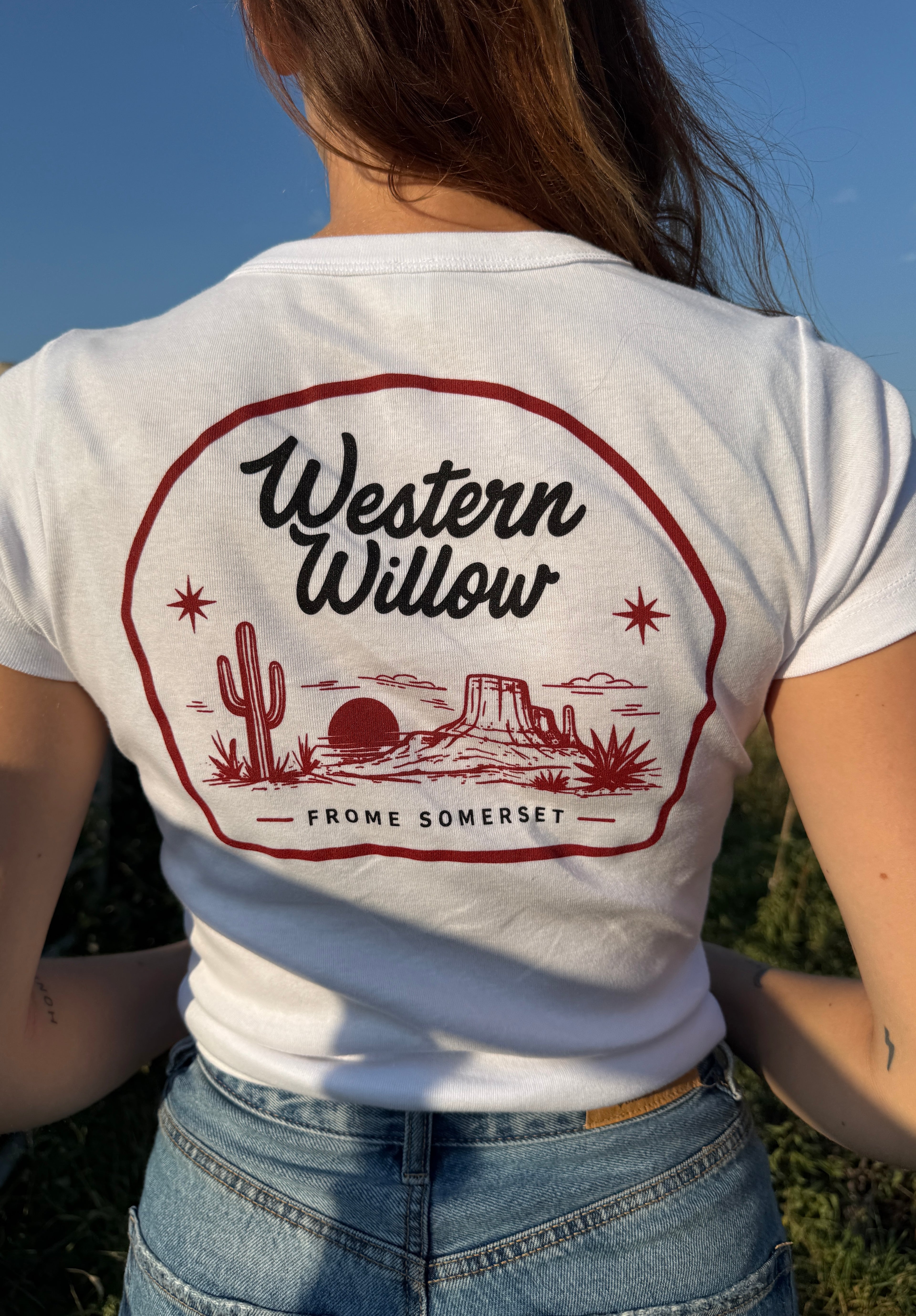 Western Willow Baby Tee