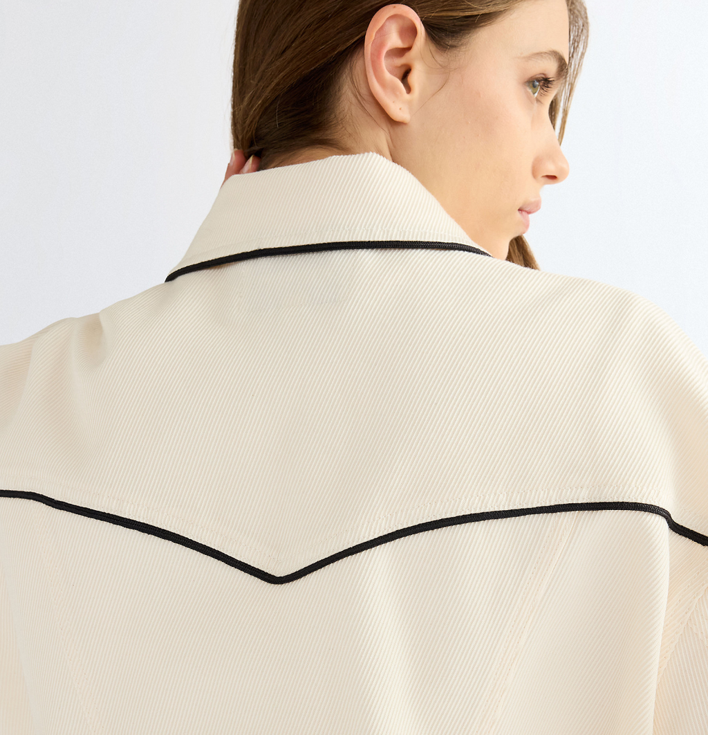 Cowgirl Wrangler Jacket - Off White