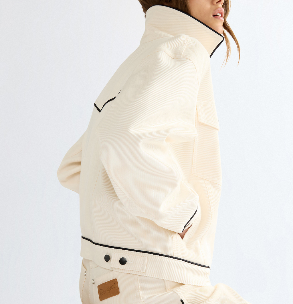 Cowgirl Wrangler Jacket - Off White