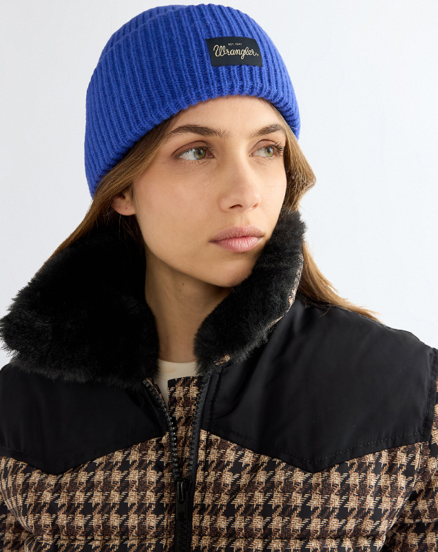 Wrangler Ribbed Wool Beanie Unisex