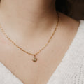 Sun Charm Necklace, Celestial Waterproof Surf Jewelry