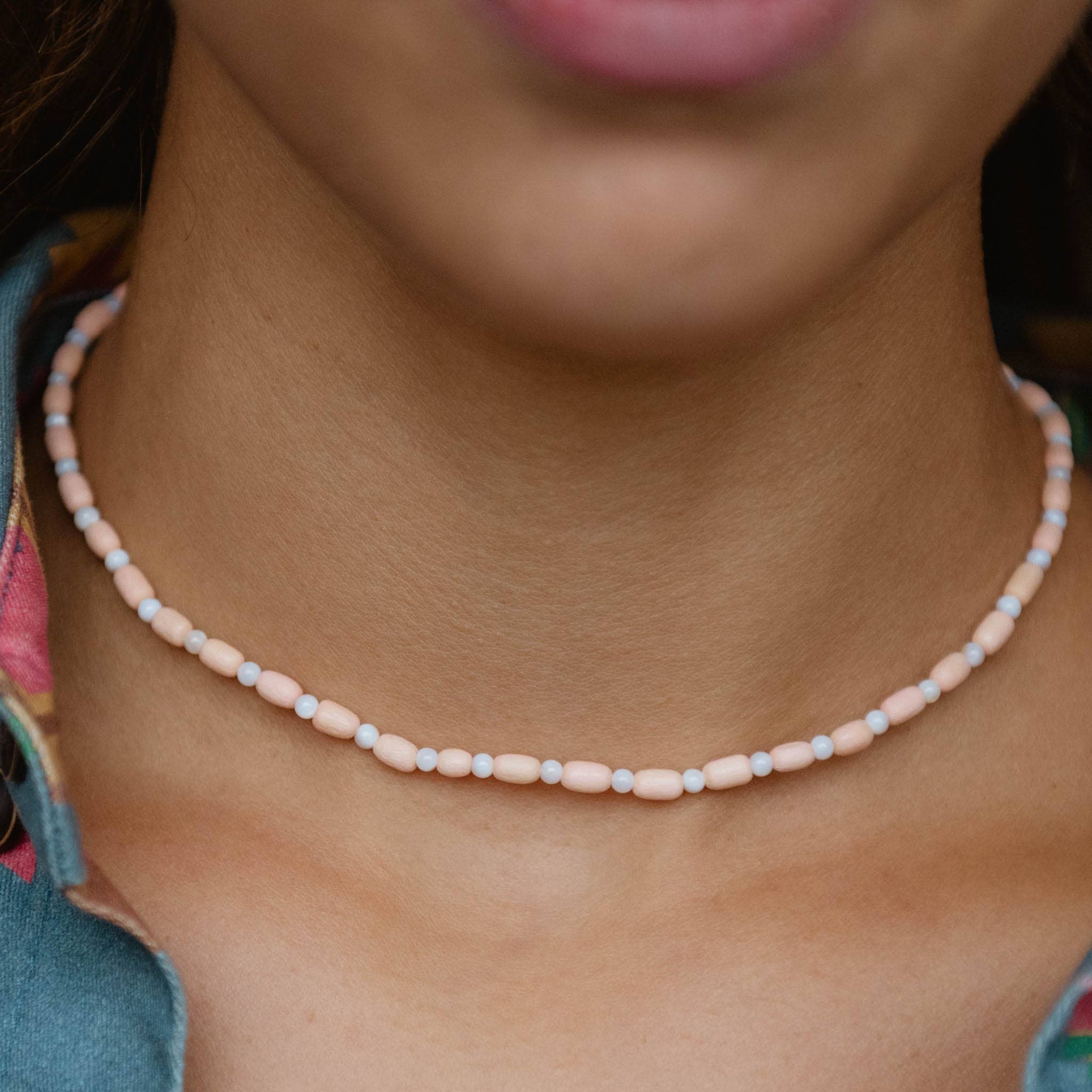 Kilauea Wood Beaded Necklace, Adjustable Surf Choker: Purple