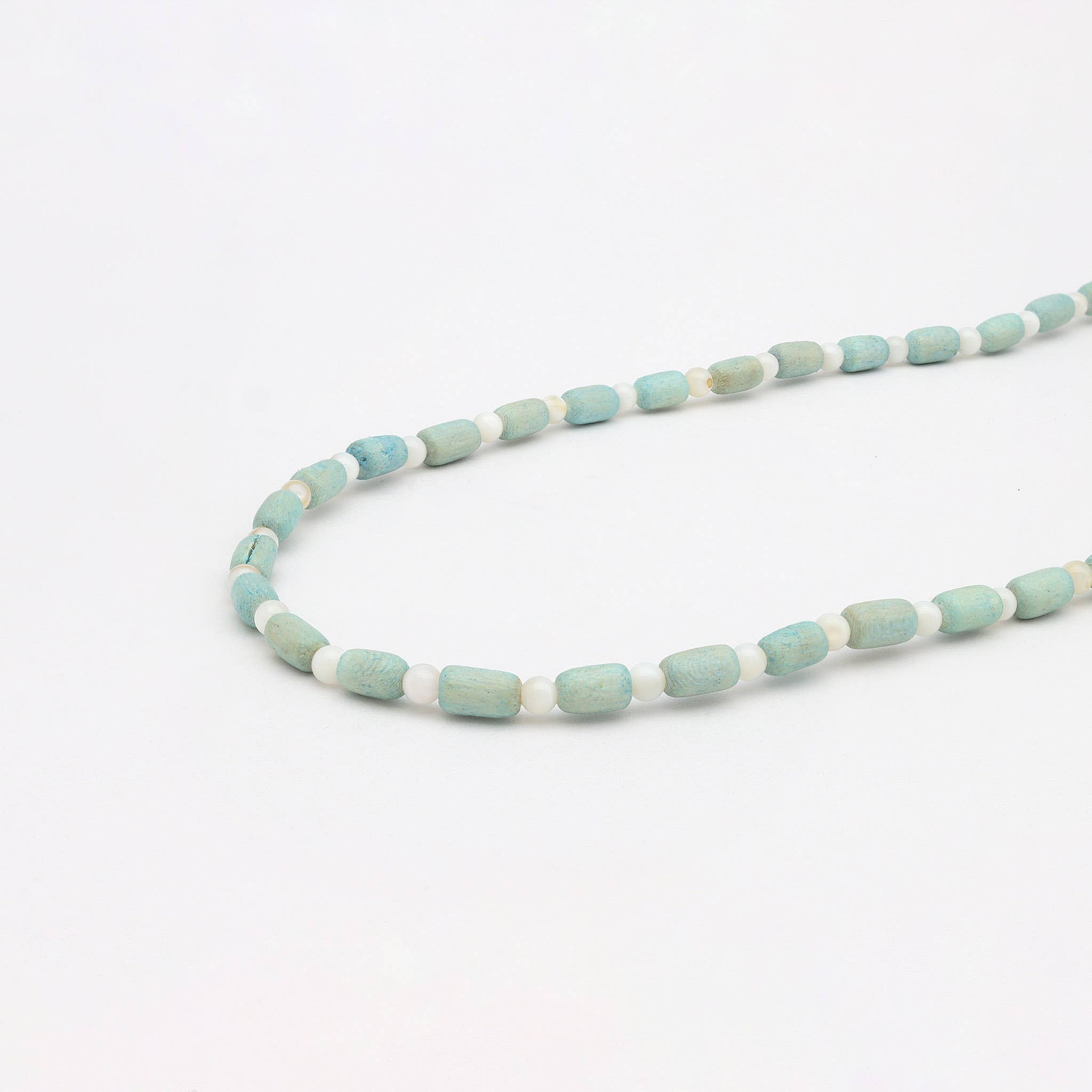Kilauea Wood Beaded Necklace, Adjustable Surf Choker: Purple
