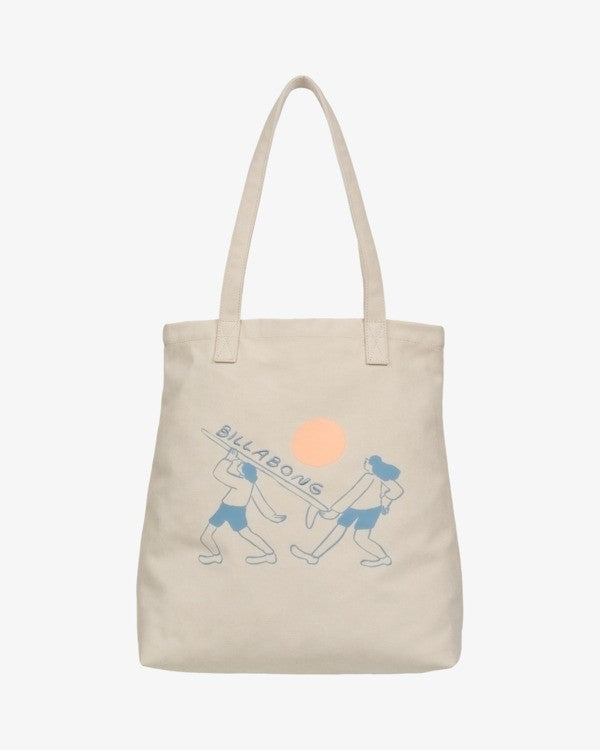 Beige Medium Tote Bag