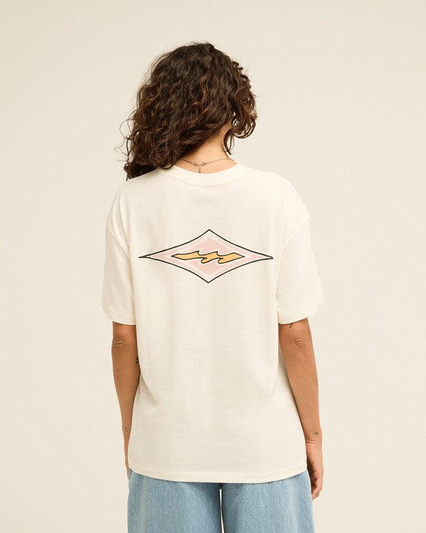 Heritage Backer Women White Short Sleeve T-Shirt