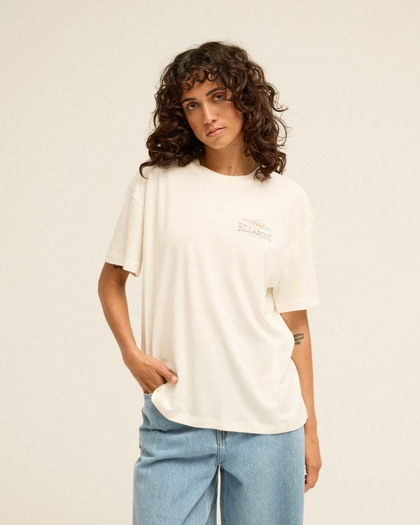Heritage Backer Women White Short Sleeve T-Shirt