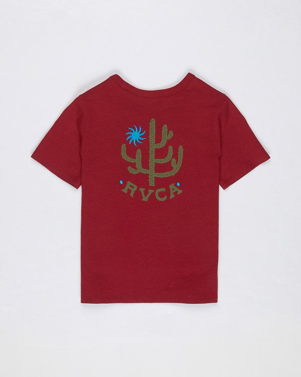 RVCA Red Short Sleeve Top